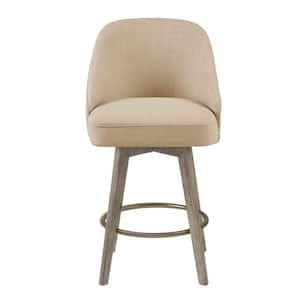 Walsh 25.75 in. Sand Wood Counter Stool