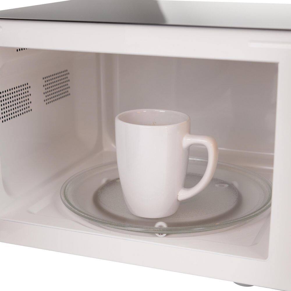West Bend Compact Black 900-Watt Microwave Oven with LED Light