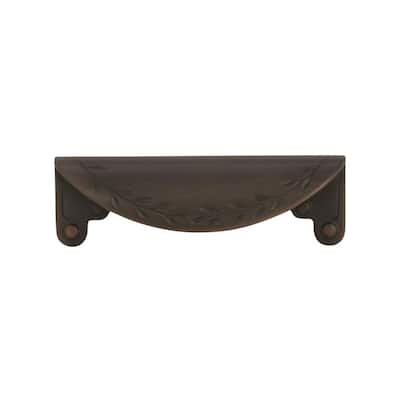 Nature's Splendor 3 in (76 mm) Center-to-Center Oil-Rubbed Bronze Cabinet Cup Pull