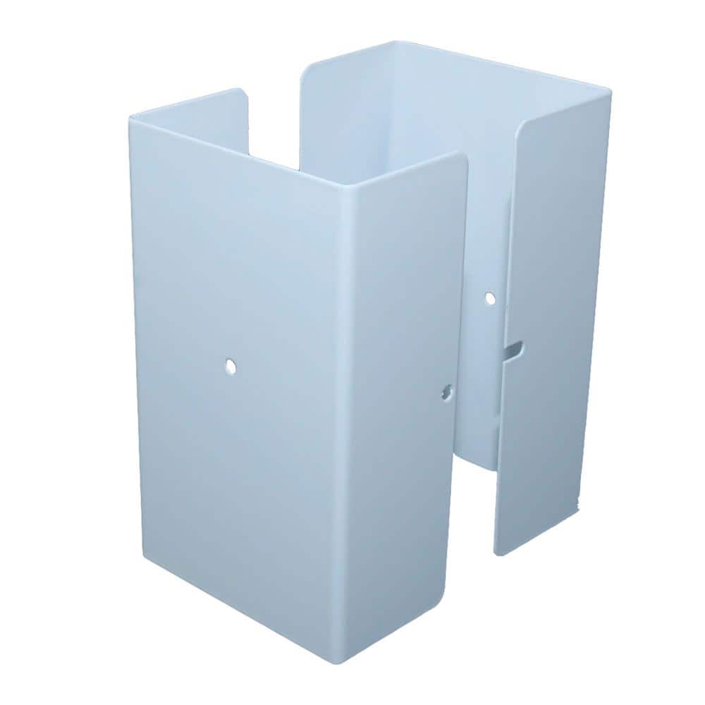 3.5 in. x 3.5 in. x 1/2 ft. Powder Coated White - Galvanized Steel Pro Series Mailbox and Fence Post Guard price history on PriceWatchPro