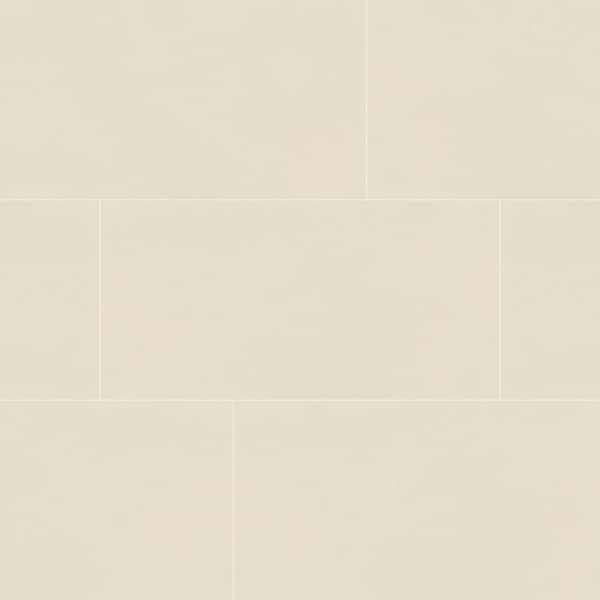 Cohesion White 24 in. x 48 in. Color Body Porcelain Floor and Wall Tile (15.37 sq. ft./case)