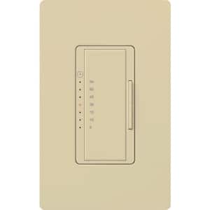 Maestro Countdown Timer Switch for Fans and Lights, 3A Fan/150W LED, Single-Pole/Multi-Location, Ivory (MA-T51MN-IV)