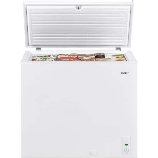 Haier 7 1 Cu Ft Chest Freezer In White Hf71cw20w The Home Depot