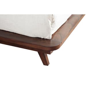 Gramercy Brown Wood Frame Full Platform Bed