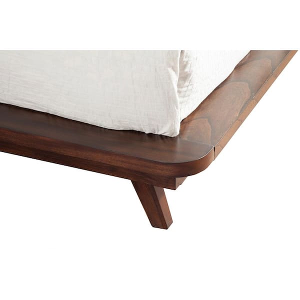 Alpine Furniture Gramercy Brown Wood Frame Full Platform Bed