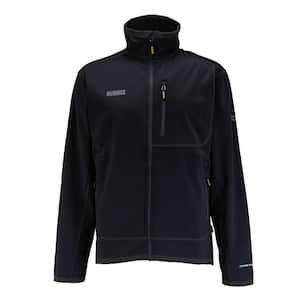 Barton Mens Medium Black Polyester Water Resistant Jacket