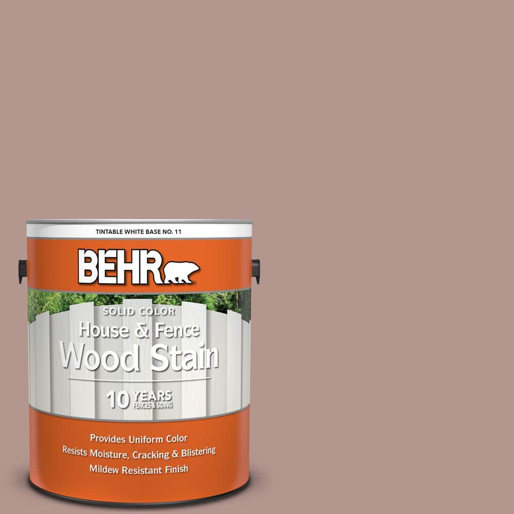 1 gal. #N160-4 Sonora Rose Solid Color House and Fence Exterior Wood Stain