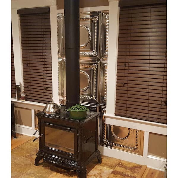 Victory Lacquered Steel 2 ft. x 2 ft. Decorative Nail Up Tin Ceiling Tile (48 sq. ft./case)