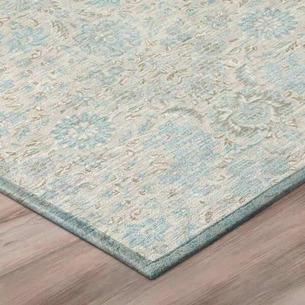 Chantille Machine Washable Indoor/Outdoor Abstract ACN3101 Linen 5 ft. x 7 ft. 6 in. Area Rug