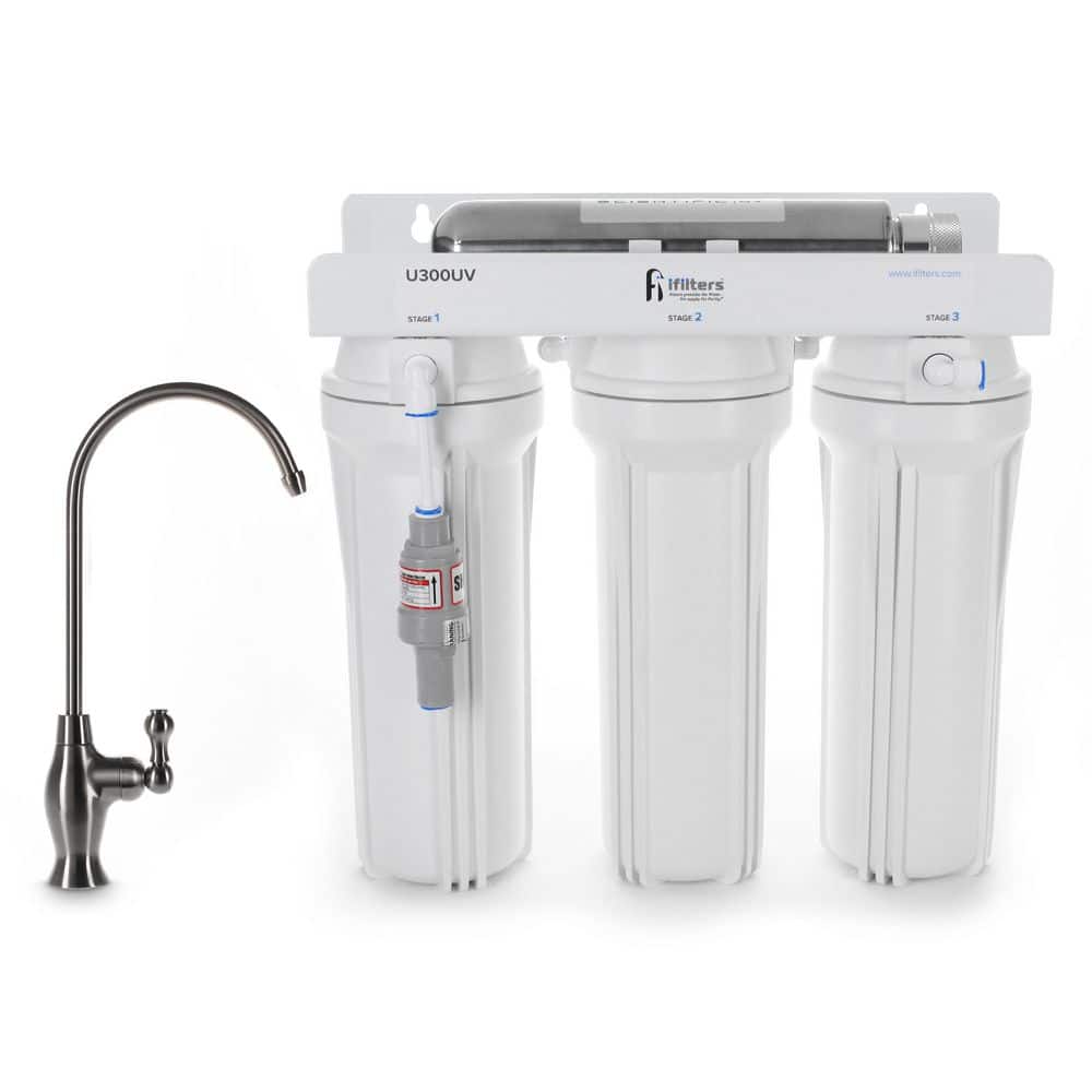 3 Stage Under-Sink Drinking Water Filtration System - Tankless Technology