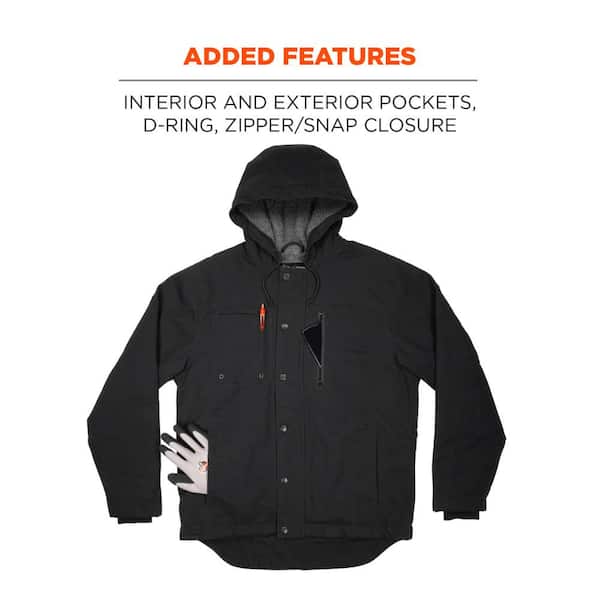 Ergodyne N-Ferno 6468 4XL Heavy-Duty Duck Canvas Work Jacket