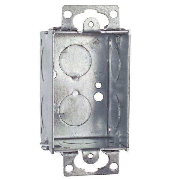 1-Gang 10 cu. in. Gangable Steel Switch Box