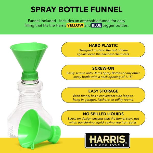 Harris 32 oz. Heavy-Duty Chemical Resistant Pro Spray Bottle (3-Pack) 3CR32  - The Home Depot
