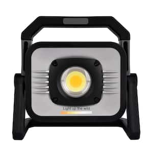 Rechargeable 3000 Lumens LED Dimmable CCT Work Light With Rotating Bracket and Battery Indicator
