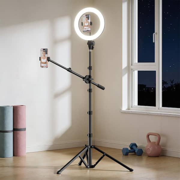 BeamBox 10.5 in. Selfie Ring Light with Tripod Stand, Phone  display picture 3