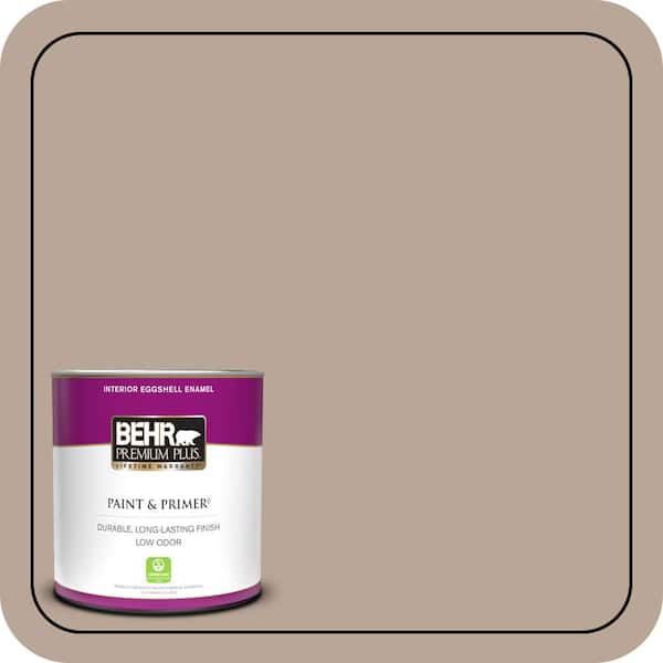 BEHR PREMIUM PLUS 1 qt. #MQ2-37 Eiffel For You Eggshell Enamel Low Odor Interior Paint & Primer