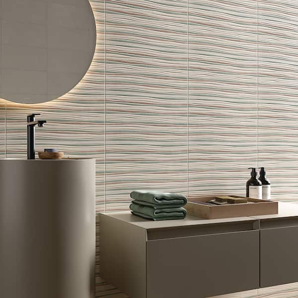 Cottage Ivory 10 in. x 20 in. Matte Ceramic Rectangular Wall Tile (21.527 sq. ft. /Case)