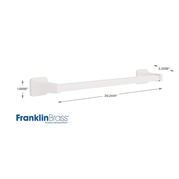 Franklin Brass D2418w 18 White Futura Towel Bar