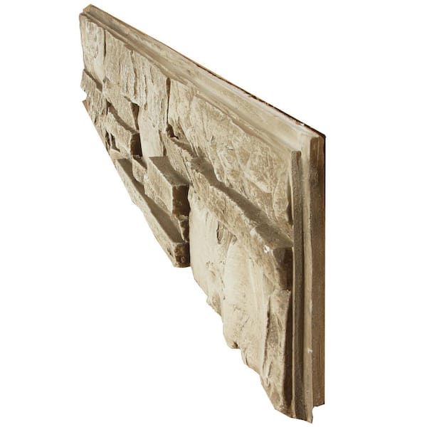 TRITAN BP Summit 8 in. W x 8 in. L Prairie Bluff Faux Stone Panel