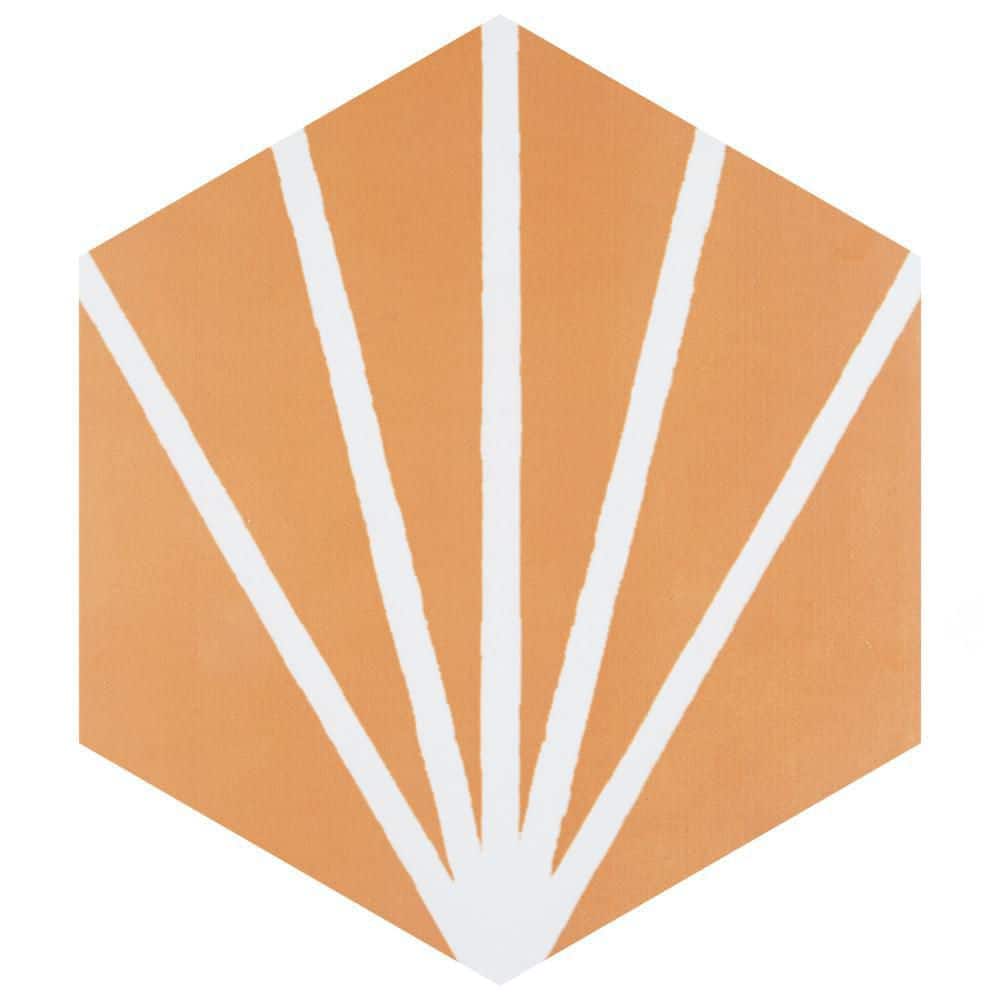 Horizon Dusk Hex Mostaza 7-3/4 in. x 9 in. Ceramic Floor and Wall Take Home Tile Sample price history on PriceWatchPro