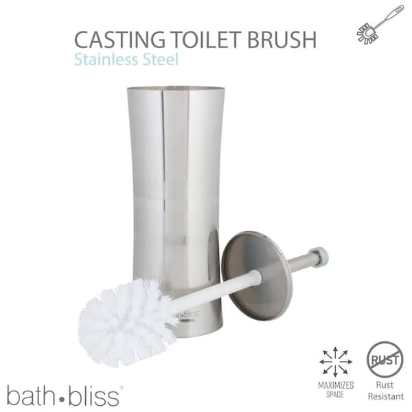 Bath Bliss Sailor Knot Holder Set, Rust Resistant, Heavy Duty, Decorative  Toilet-Brushes, 1 Pack, White
