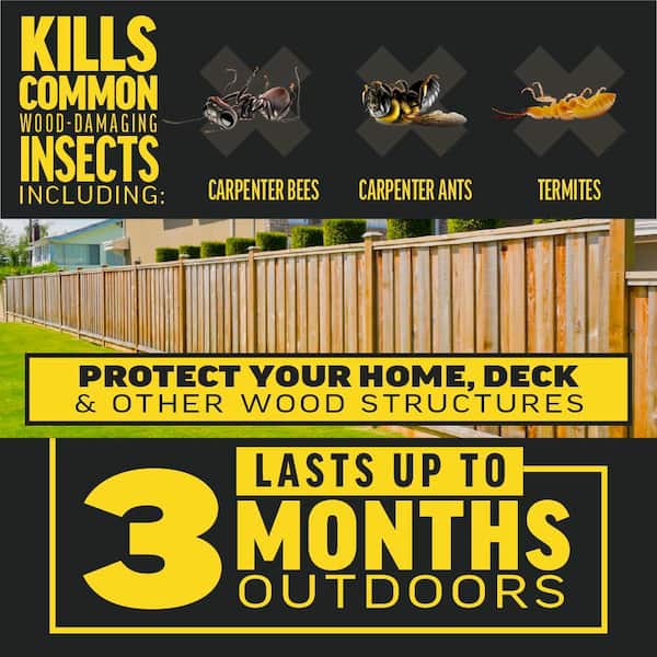 Quick Kill 1 gal. Outdoor Carpenter Bee, Ant and Termite Killer Ready-To-Use with 3-Month Control
