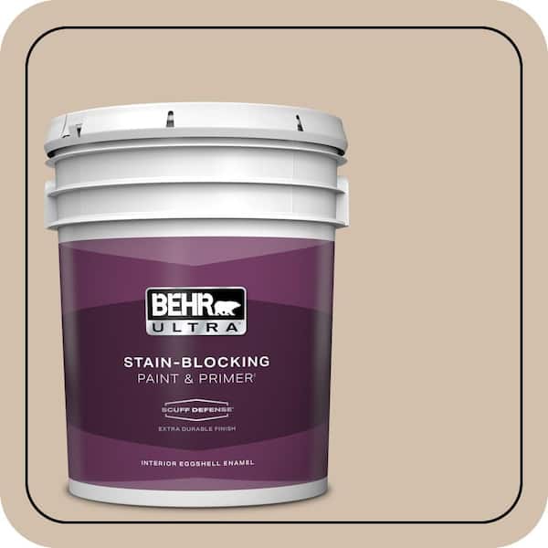 BEHR ULTRA 5 gal. #700C-3 Pecan Sandie Extra Durable Eggshell Enamel Interior Paint & Primer