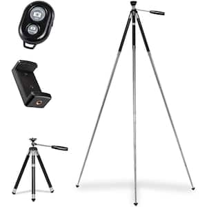 Photogear 42 in. Tripod 8-section Aluminum Stainless Steel Camera Tripod, Smartphone