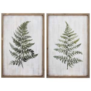16 in. X 24 in. Green Ferns Gallery Picture Frame (Set of 2)