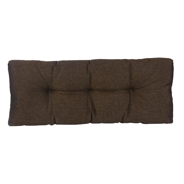 60 X 14 Solid Color NATURAL Tufted Bench Cushion, Seat Cushion, 