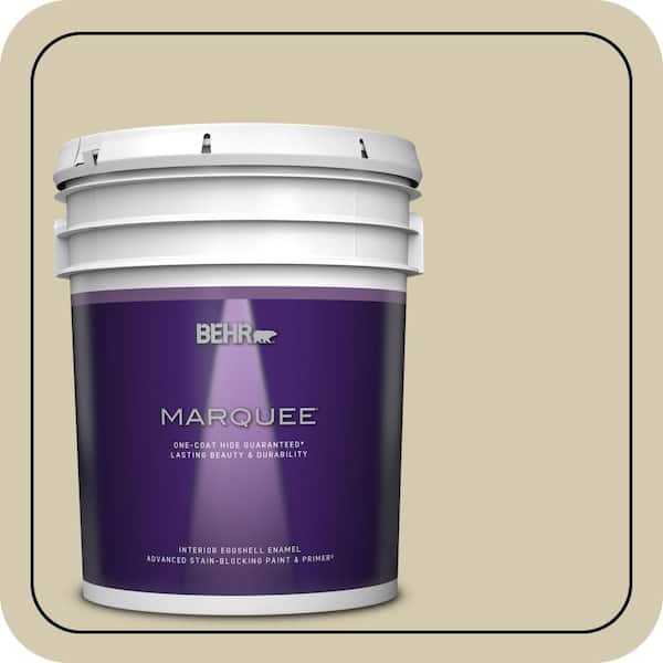 BEHR MARQUEE 5 gal. #770C-3 Sand Fossil Eggshell Enamel Interior Paint & Primer