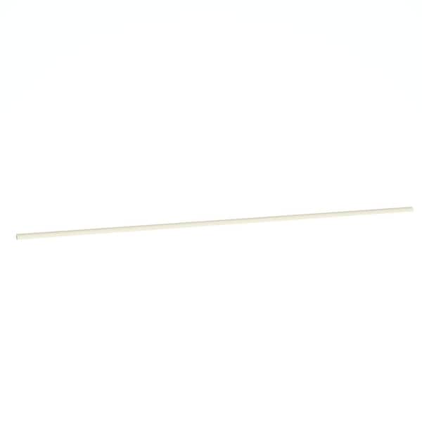 QuickShip 96 in. W x 0.69 in. H x 0.69 in. D Quarter Round Shoe Moulding in Starlight