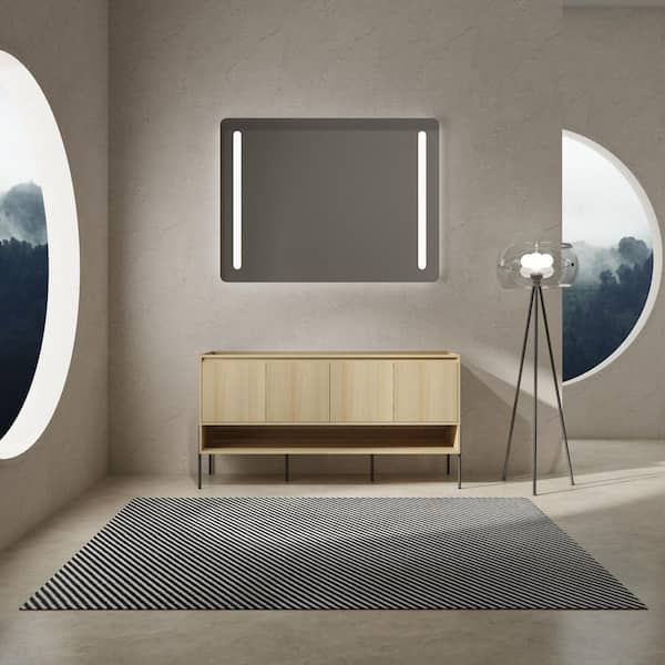 60 in. Bath Vanity Cabinet without Top in Oak Unassembled