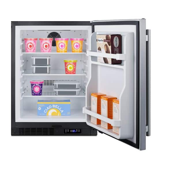 Summit Appliance 4.7 cu. ft. Frost Free Upright Outdoor Freezer In  Stainless Steel SPFF51OSSSHVIM - The Home Depot