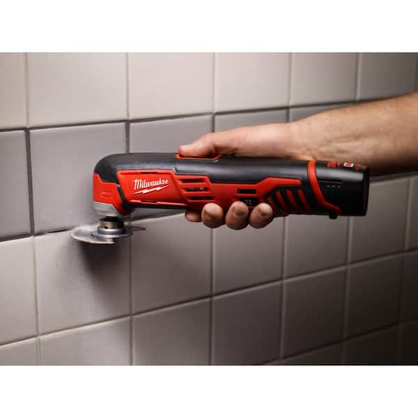 Milwaukee - M12 12V Lithium-Ion Cordless Drill Driver/Multi-Tool Combo Kit (2-Tool) with (2) 1.5 Ah Battery and Tool Bag