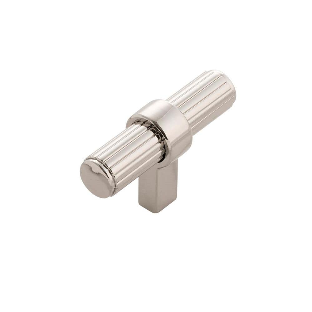 Sinclaire Collection 2-3/8 in. x 3/4 in. Polished Nickel T-Shaped Cabinet Knob price history on PriceWatchPro
