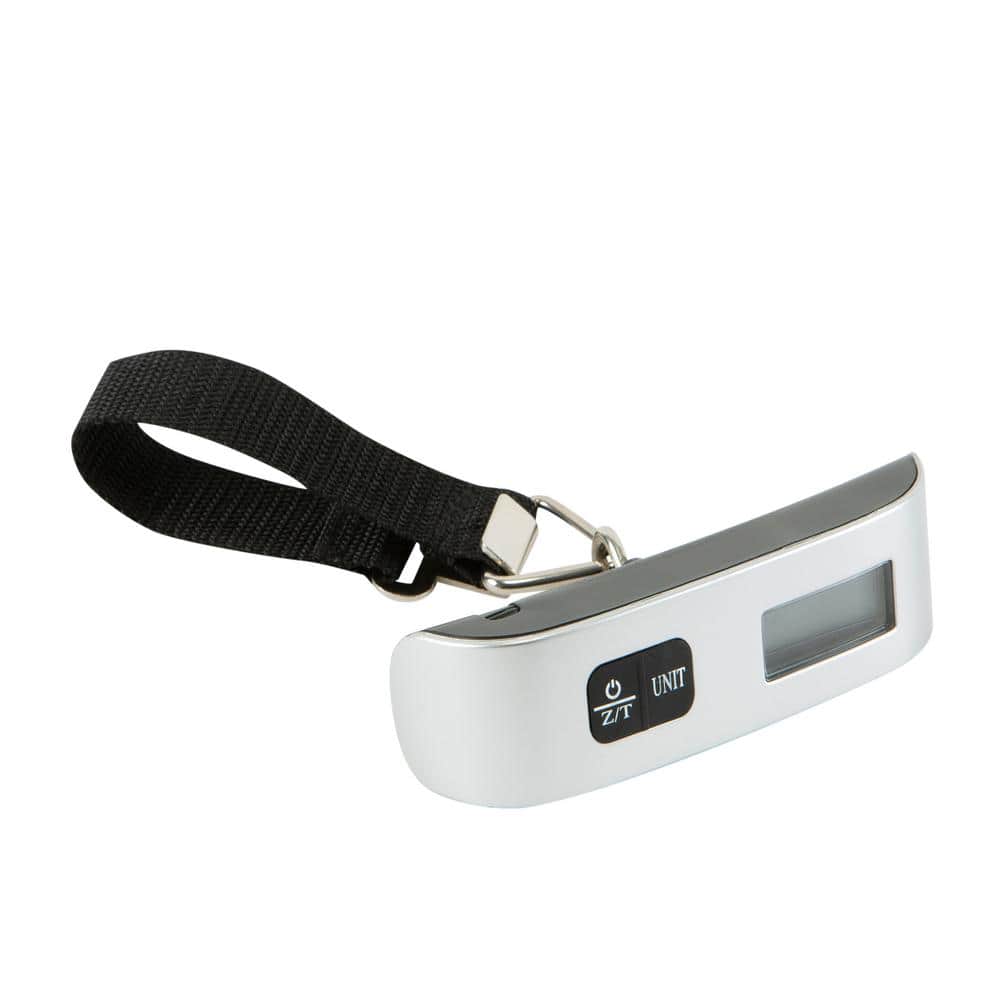 Compact Black Digital Hanging Luggage Scale with LED Display