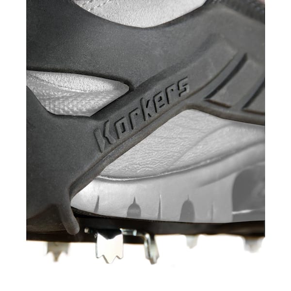 Korkers Apex Ice Cleat Size Large/X-Large Black Stretch Rubber