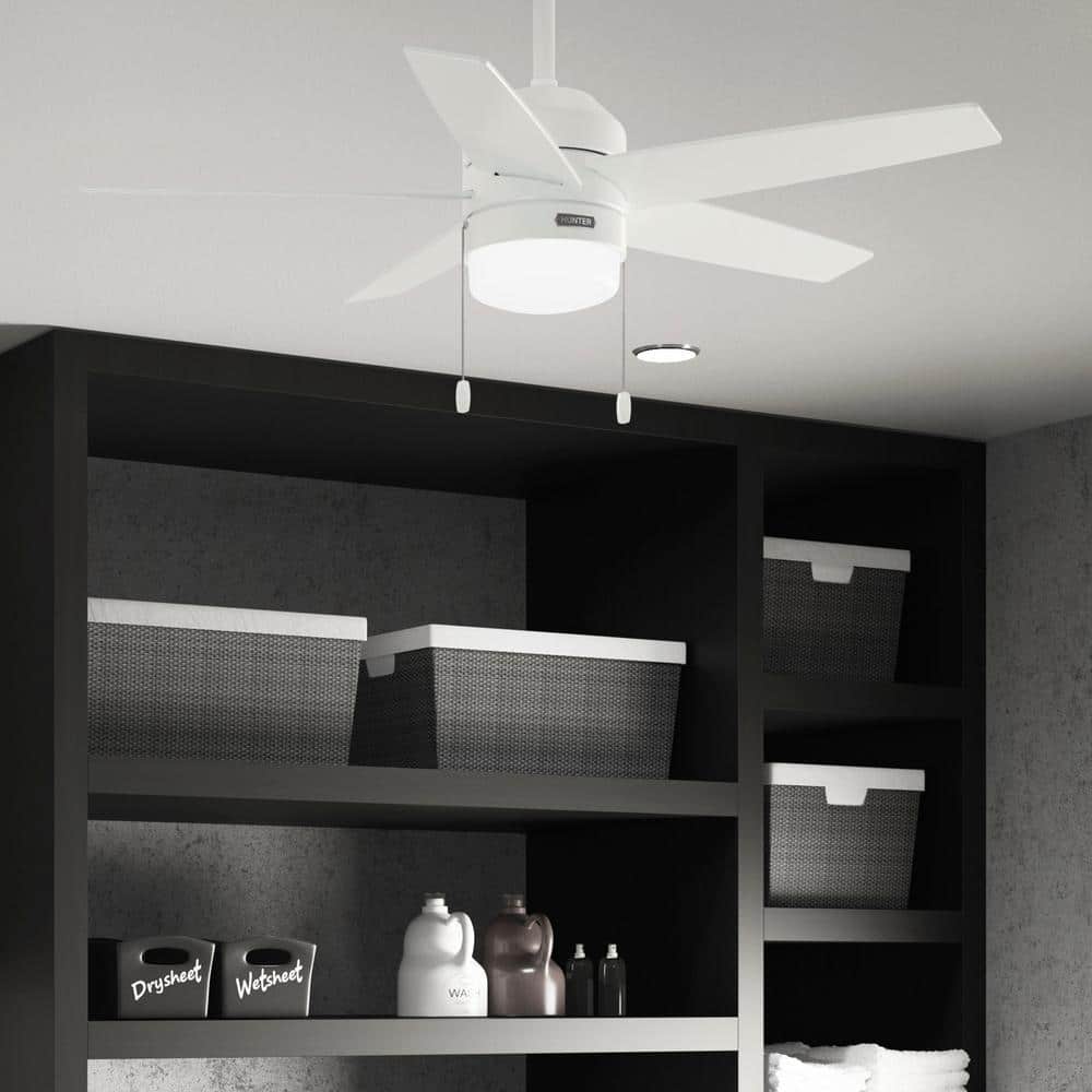 Bardot 44 in. Indoor Fresh White Ceiling Fan with Light Kit Included price history on PriceWatchPro