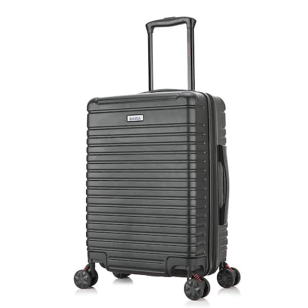 InUSA Deep Lightweight Hardside Spinner 20 in. Carry-On Black