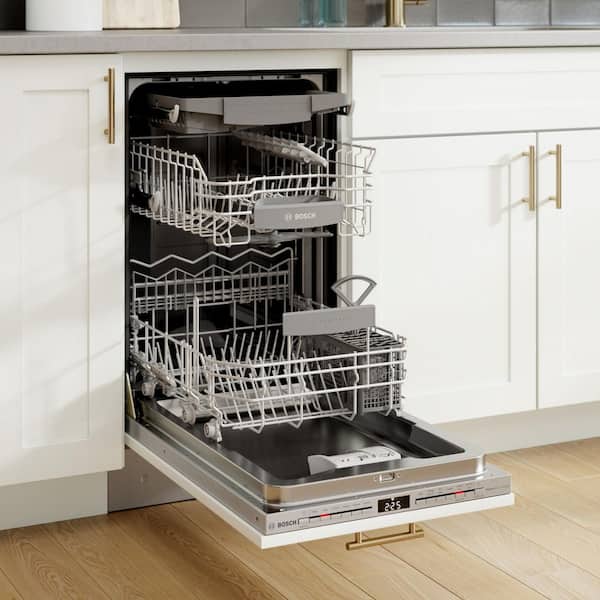 Bosch 800 Series 18 ADA Compact Top Control Dishwasher in