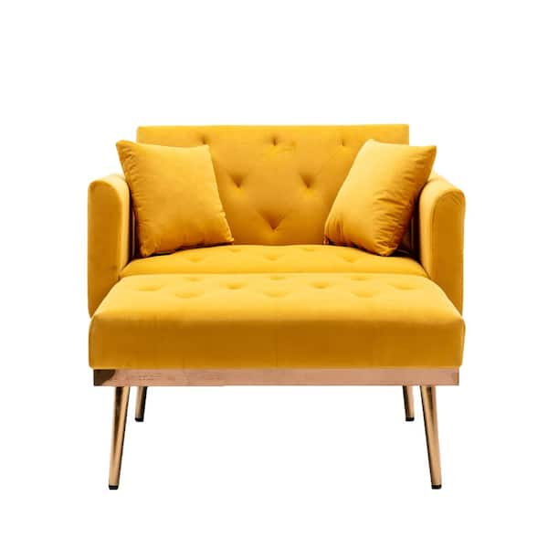 bowbridge chaise lounge yellow