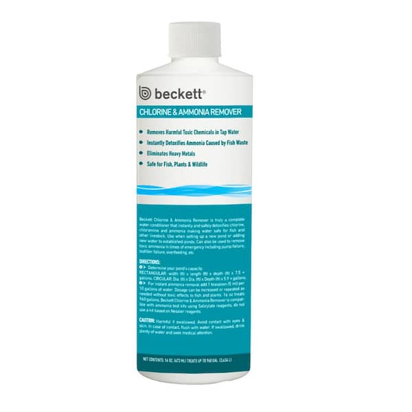 BECKETT 16 oz. Chlorine and Ammonia Remover for New and Established Ponds