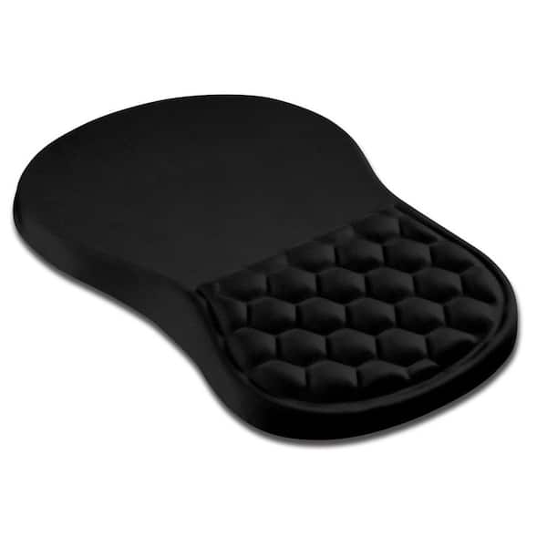 BIBIVIS 11.8 x 7.9 in. Ergonomic Joint Wrist Support Mouse Pad with Memory Foam Carpal Tunnel Pain Relief Mousepad Slope Design