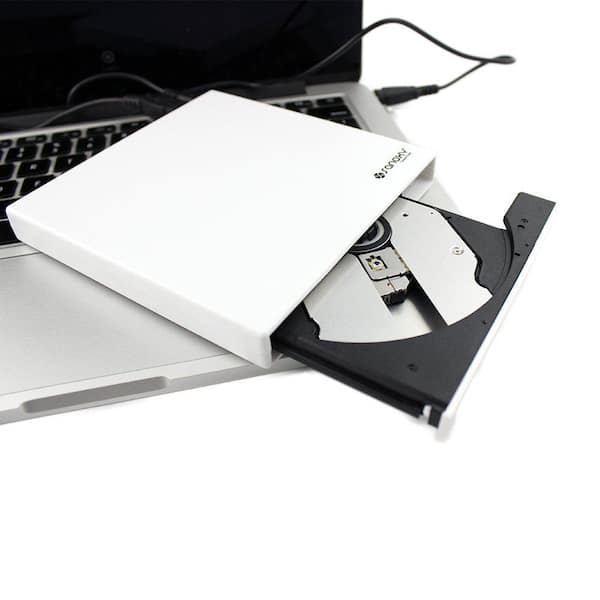 SANOXY Portable USB 2.0 Slim External DVD ROM CD-RW Combo Drive (White)