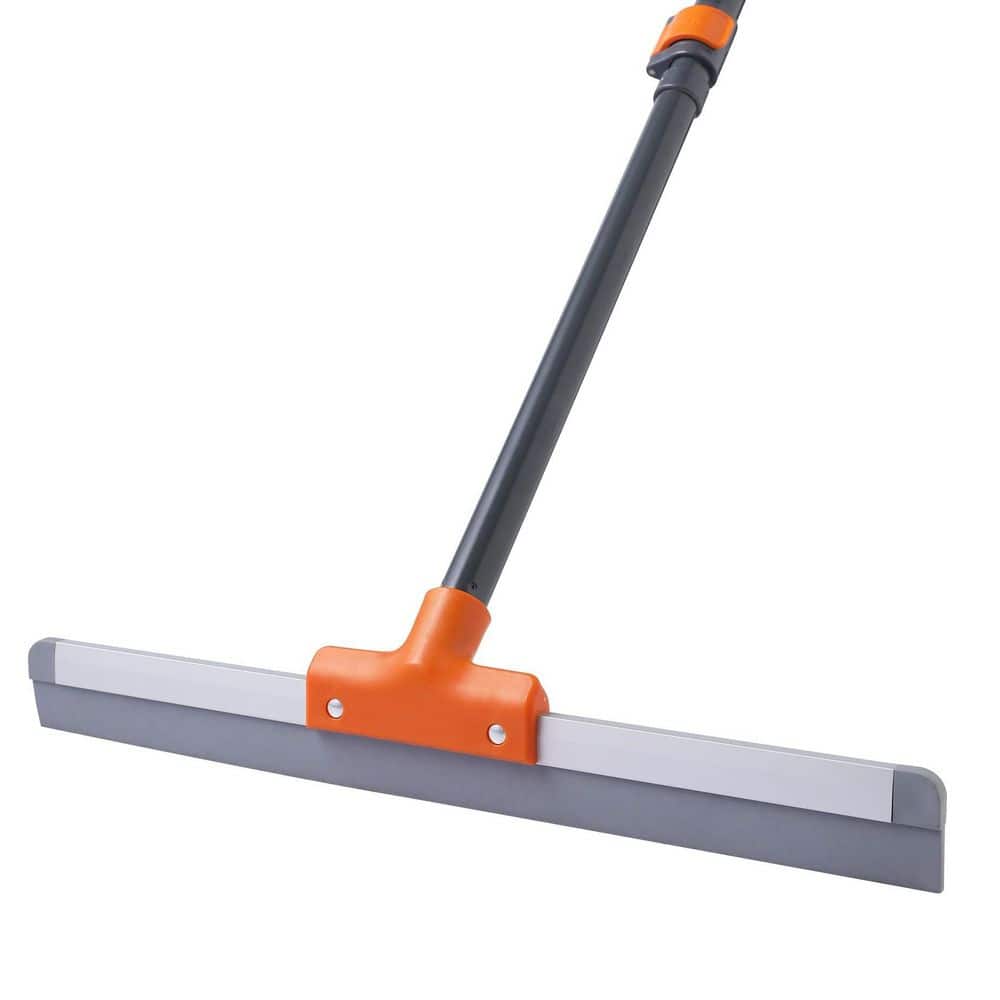 Gray Rubber Floor Squeegee for Concrete Floor, Tile Floor, Metal Aluminium Heavy Duty Garage Shower Floor Squeegee Broom price history on PriceWatchPro