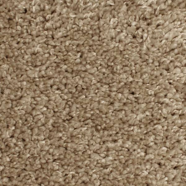 Home Decorators Collection Pioneer - Oatbarn - Brown 73.5 oz. SD Polyester Texture Installed Carpet