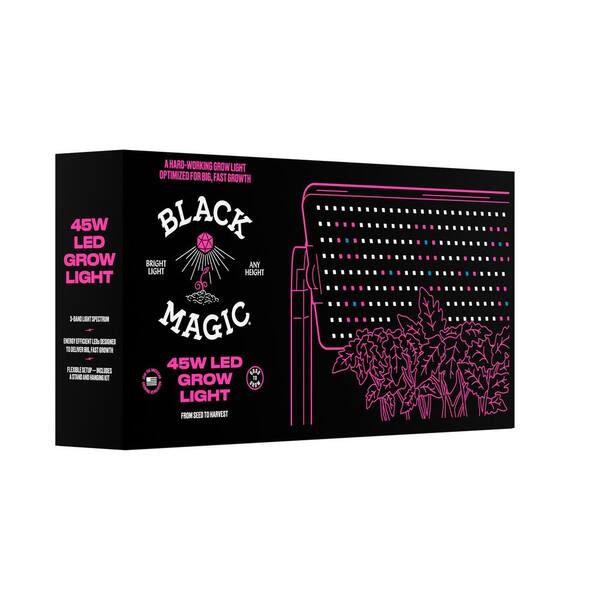 Black Magic 45 Watt Led Grow Light 3, Table Top Grow Lights Home Depot