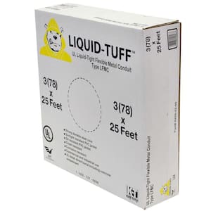 Liquid Tight 3 in. x 25 ft. Flexible Steel Conduit