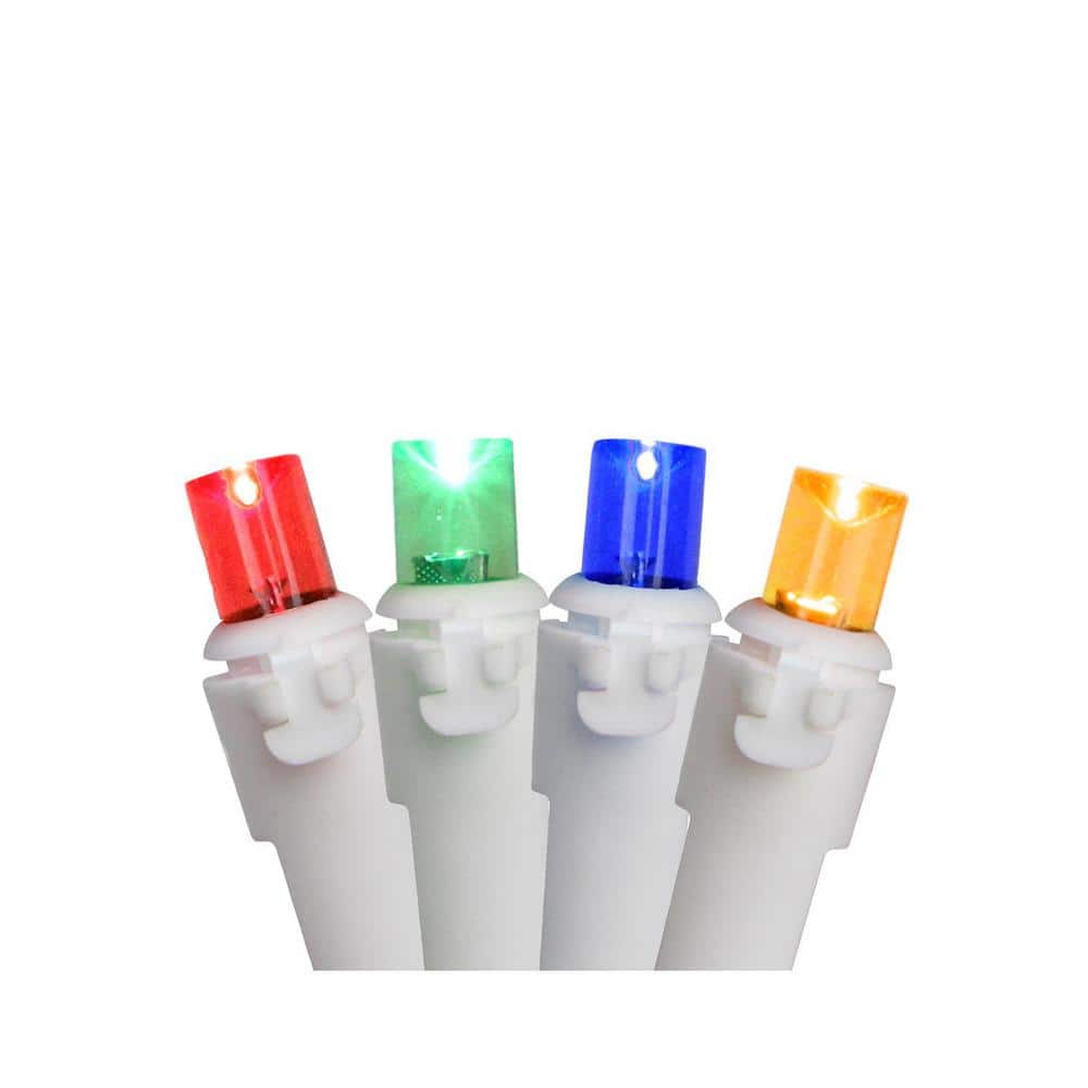 White Wire Brand New! Set of 50 Multi Color Mini Christmas Lights 